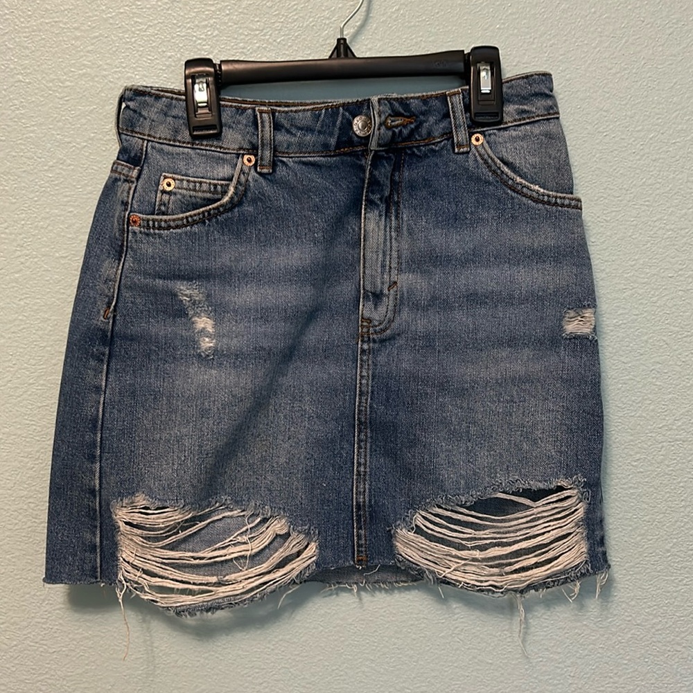 Topshop Jean Skirt